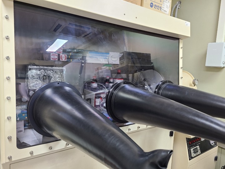 Inert-atmosphere glovebox system