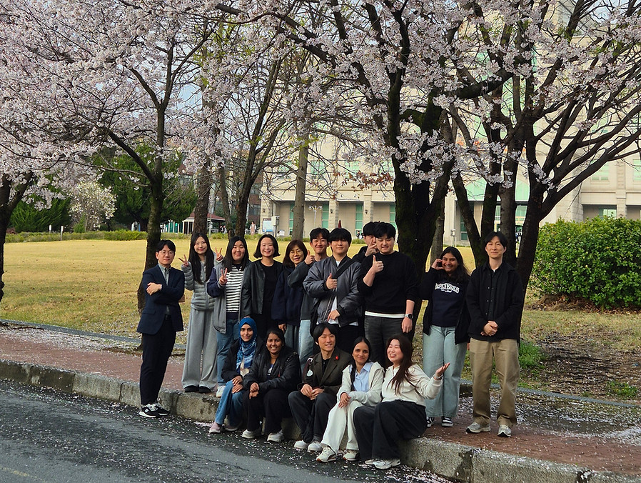 APPND Lab members together at JBNU in spring 2026